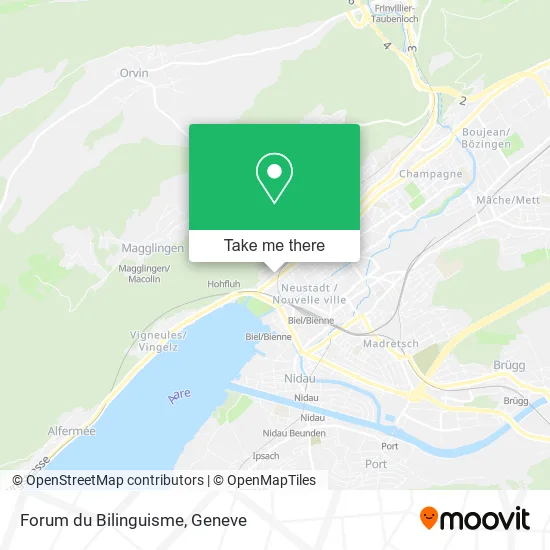 Forum du Bilinguisme map