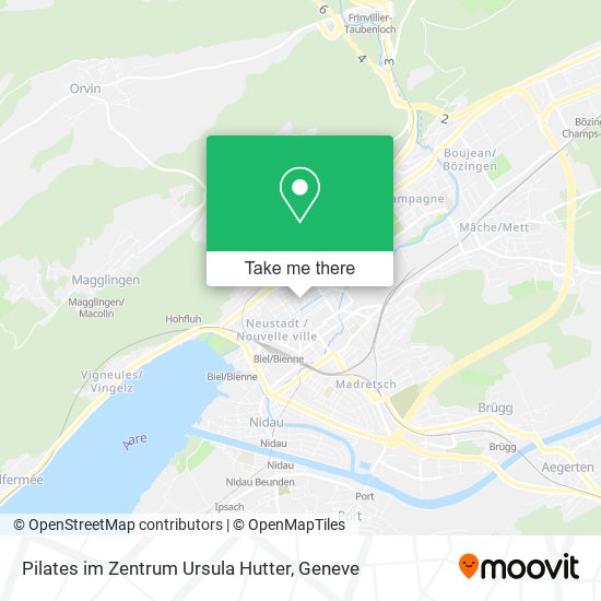 Pilates im Zentrum Ursula Hutter map