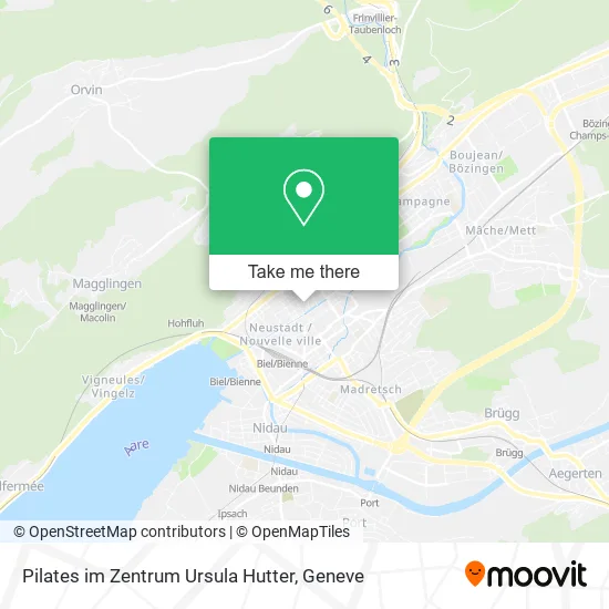Pilates im Zentrum Ursula Hutter map