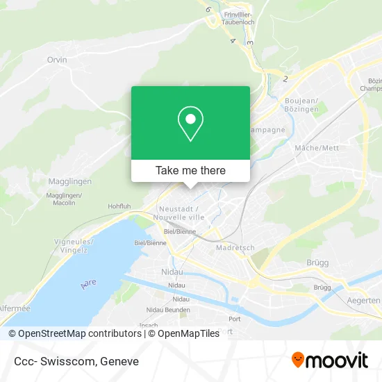 Ccc- Swisscom map