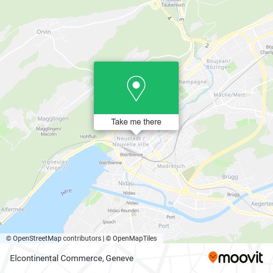 Elcontinental Commerce map