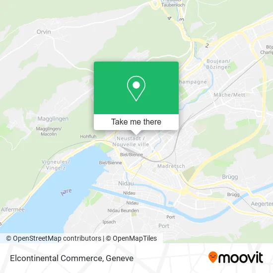 Elcontinental Commerce map