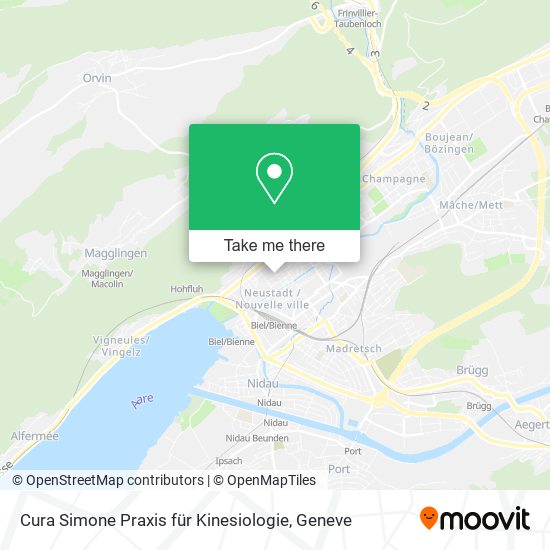 Cura Simone Praxis für Kinesiologie map