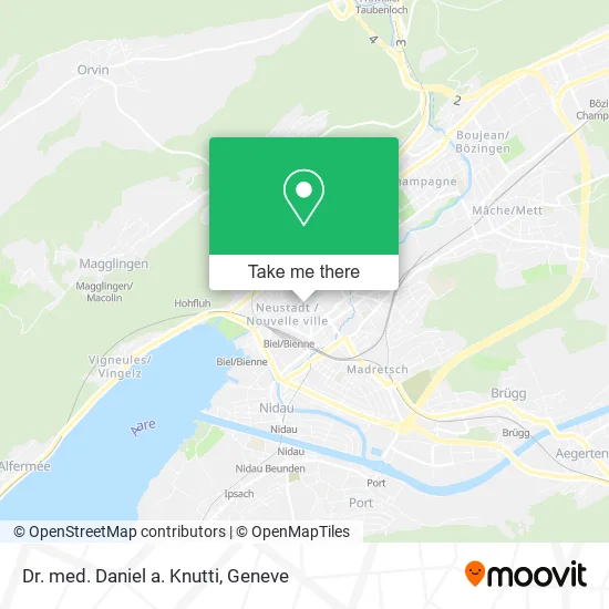 Dr. med. Daniel a. Knutti map