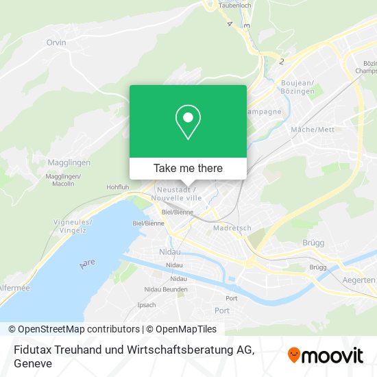 Fidutax Treuhand und Wirtschaftsberatung AG map