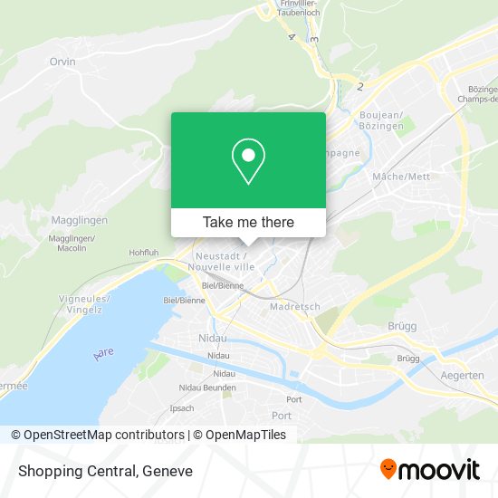 Shopping Central map