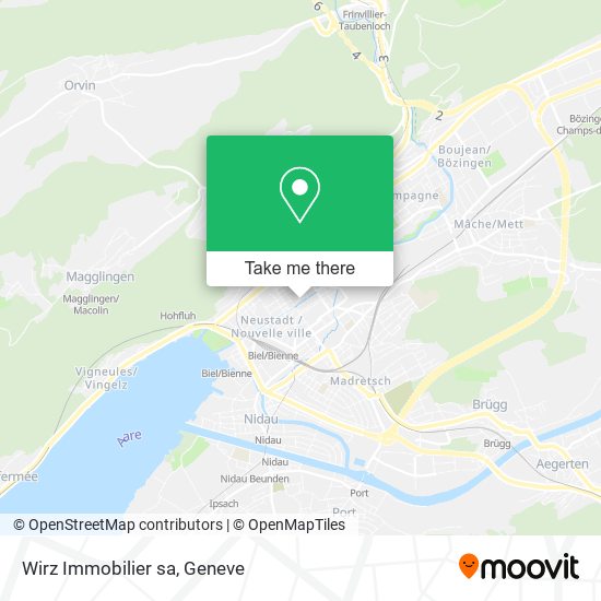 Wirz Immobilier sa map