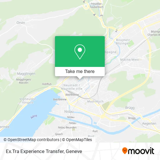 Ex.Tra Experience Transfer map