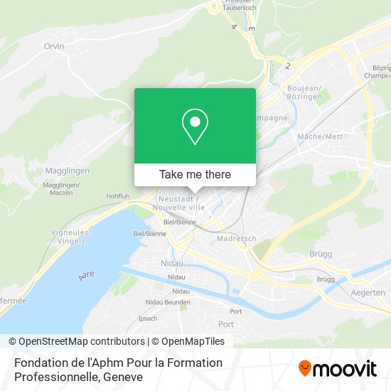 Fondation de l'Aphm Pour la Formation Professionnelle plan