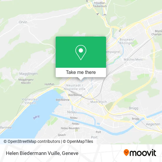 Helen Biedermann Vuille map
