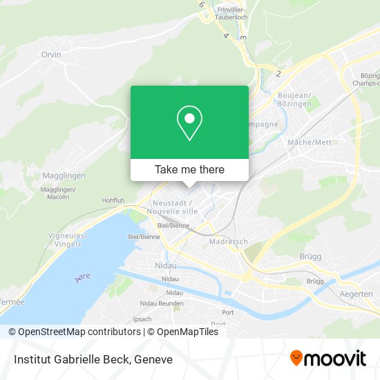 Institut Gabrielle Beck map