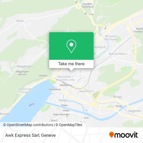Awk Express Sàrl map