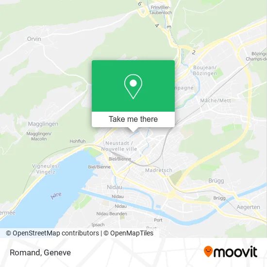 Romand map