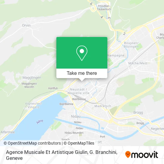 Agence Musicale Et Artistique Giulin, G. Branchini plan