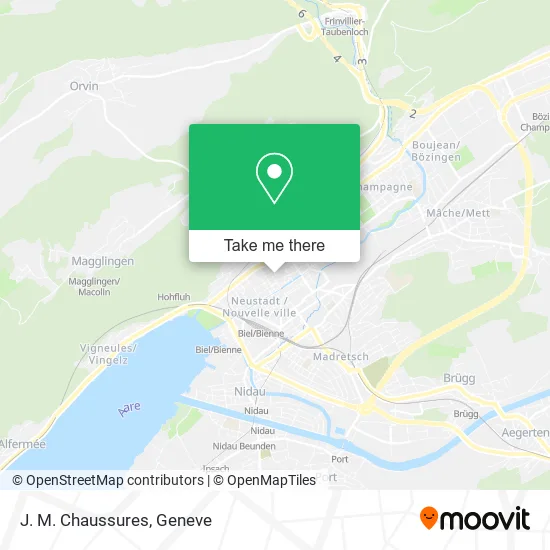 J. M. Chaussures map