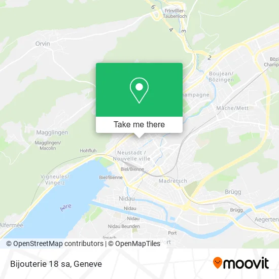 Bijouterie 18 sa map