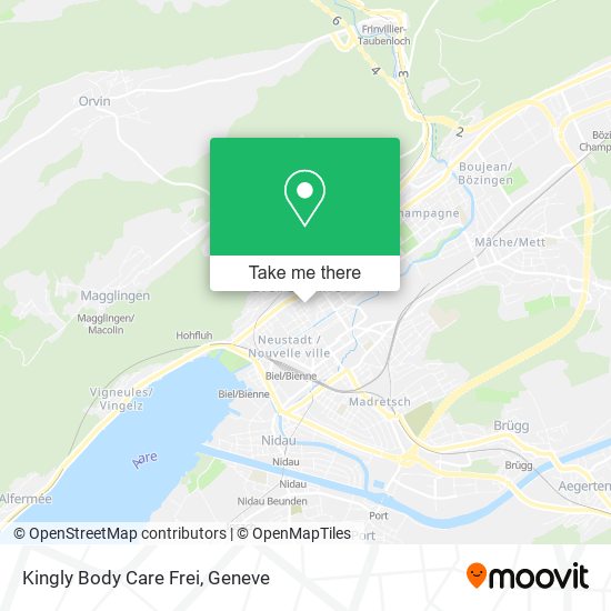Kingly Body Care Frei map