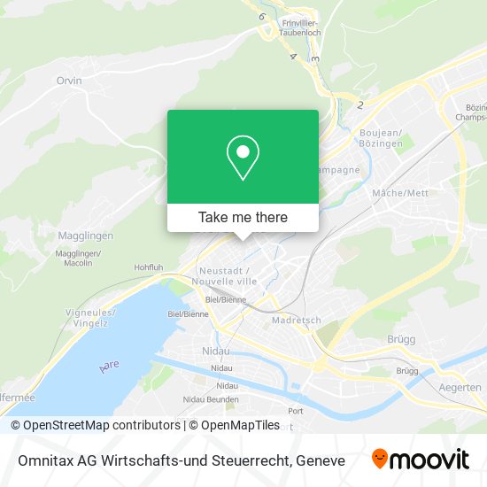 Omnitax AG Wirtschafts-und Steuerrecht map