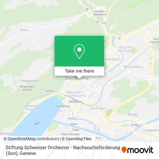 Stiftung Schweizer Orchester - Nachwuchsförderung (Son) map