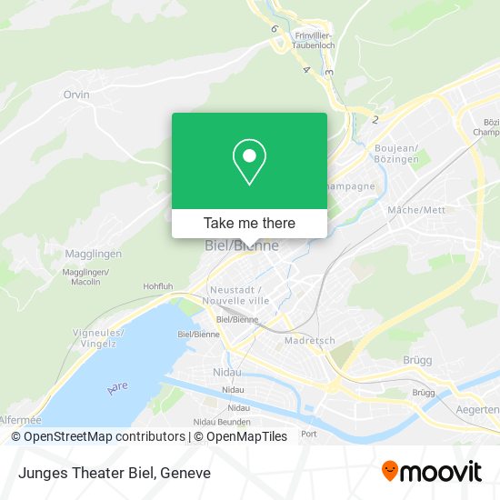 Junges Theater Biel map