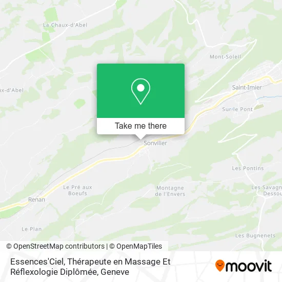 Essences'Ciel, Thérapeute en Massage Et Réflexologie Diplômée map