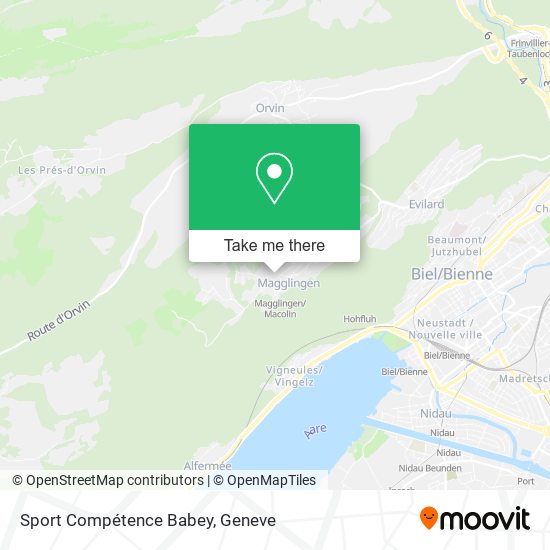 Sport Compétence Babey map