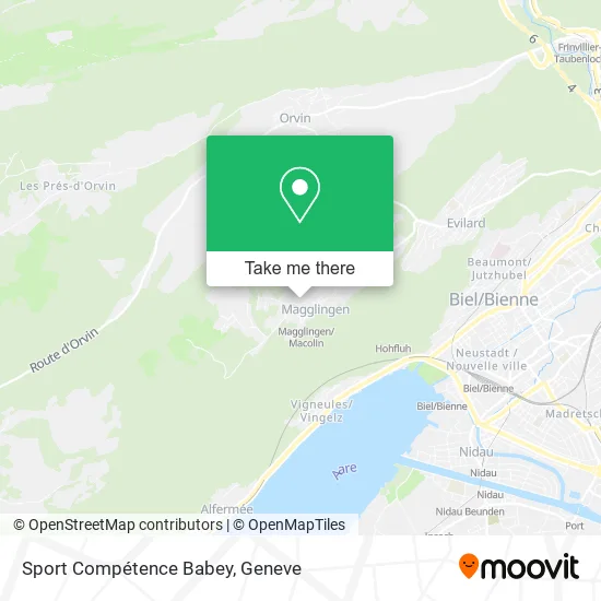 Sport Compétence Babey map