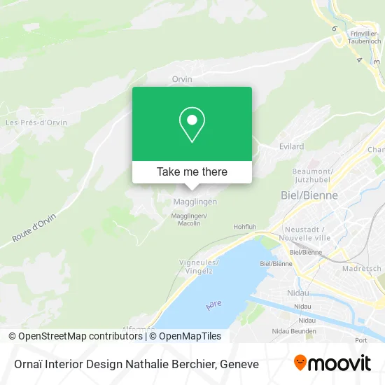 Ornaï Interior Design Nathalie Berchier map