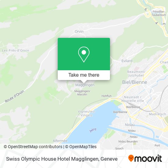Swiss Olympic House Hotel Magglingen map