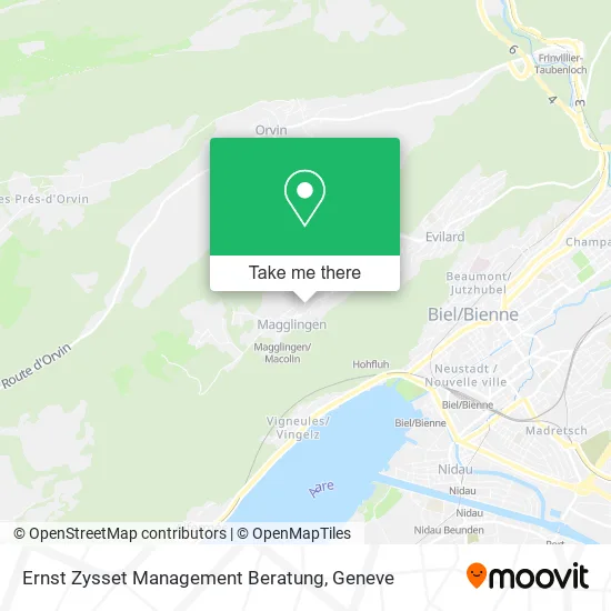 Ernst Zysset Management Beratung map