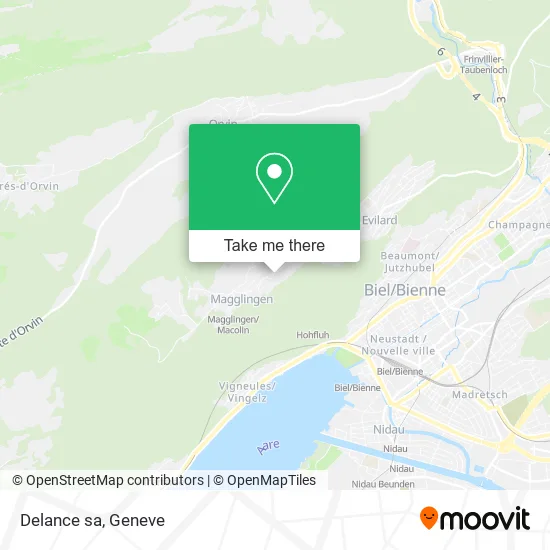 Delance sa map
