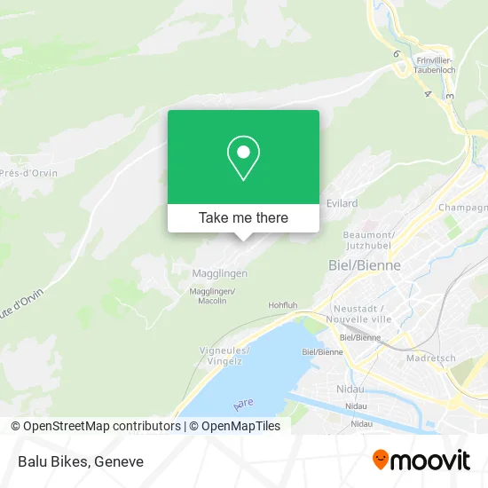 Balu Bikes map