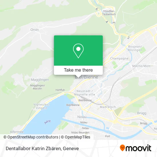 Dentallabor Katrin Zbären map