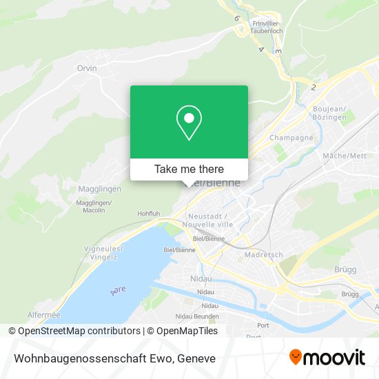 Wohnbaugenossenschaft Ewo map