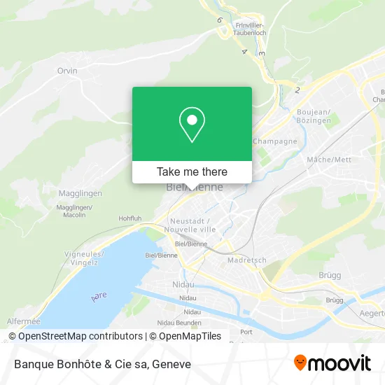 Banque Bonhôte & Cie sa map