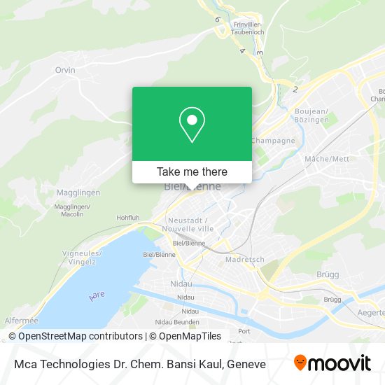 Mca Technologies Dr. Chem. Bansi Kaul map