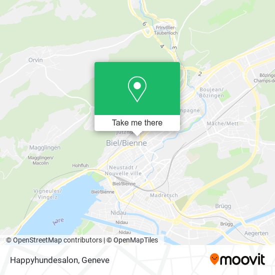 Happyhundesalon map