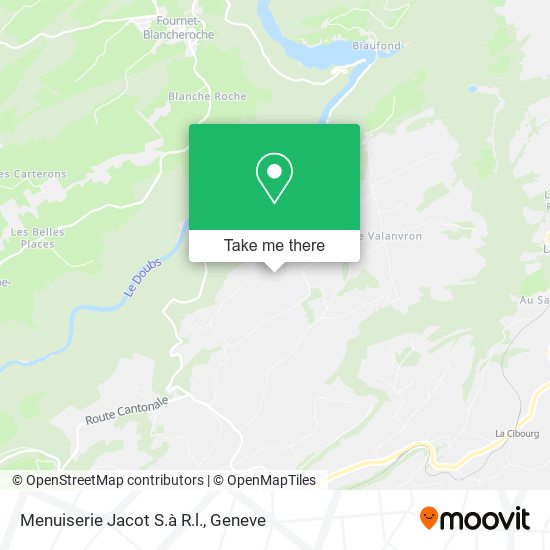 Menuiserie Jacot S.à R.l. map