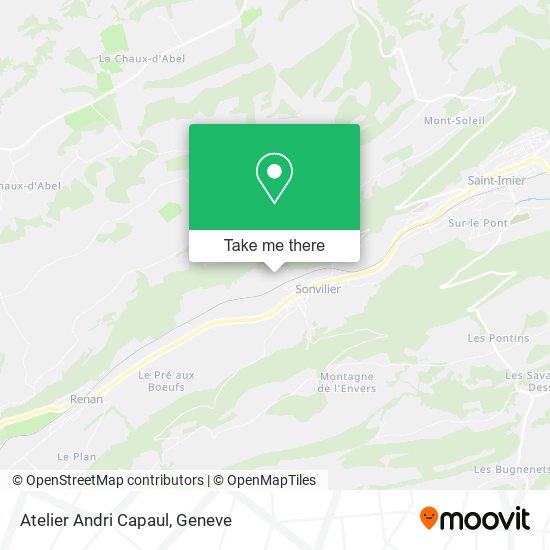 Atelier Andri Capaul map