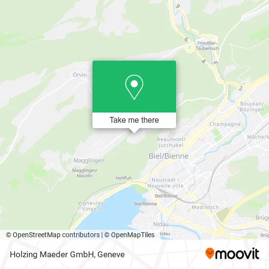 Holzing Maeder GmbH map