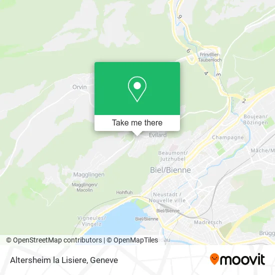 Altersheim la Lisiere map