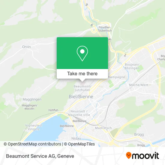 Beaumont Service AG map