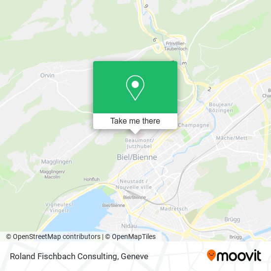 Roland Fischbach Consulting map