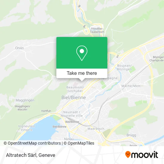 Altratech Sàrl map
