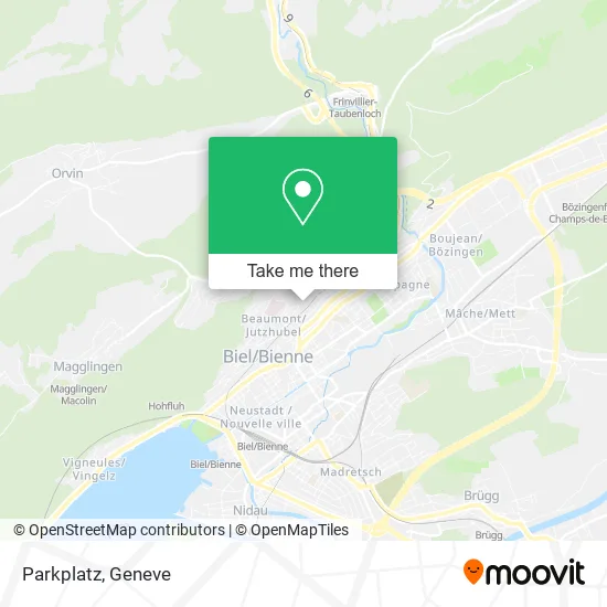 Parkplatz map