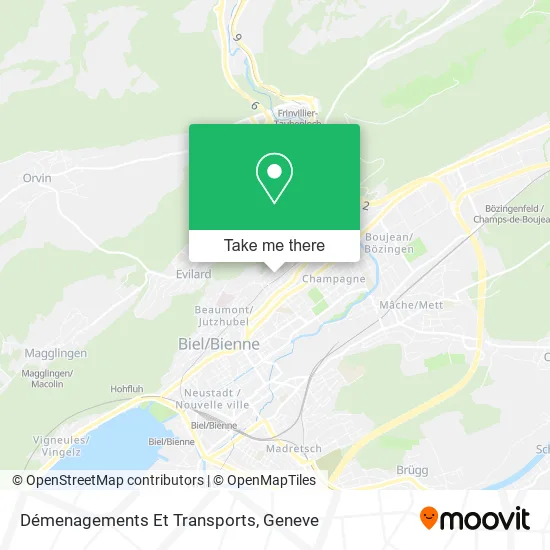Démenagements Et Transports map