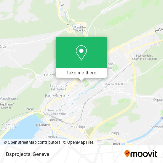 Bsprojects map