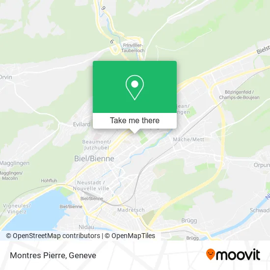 Montres Pierre map
