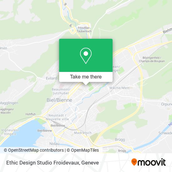 Ethic Design Studio Froidevaux map