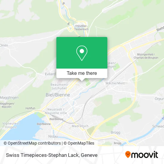 Swiss Timepieces-Stephan Lack map